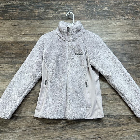 Columbia Women's Light Pale Purple Grayish Fleece Jacket Coat - Picture 1 of 6